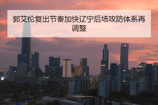 郭艾伦复出节奏加快辽宁后场攻防体系再调整